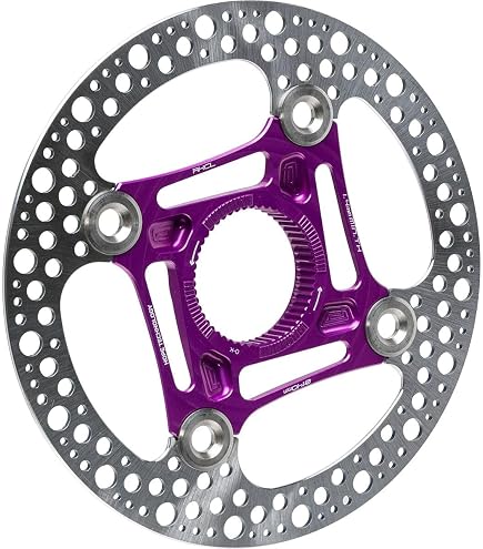 HOPE　ディスクブレーキローター　160mm 140mmセット Amazon | HOPE Rx センターロックディスクローターパープル、160mm
